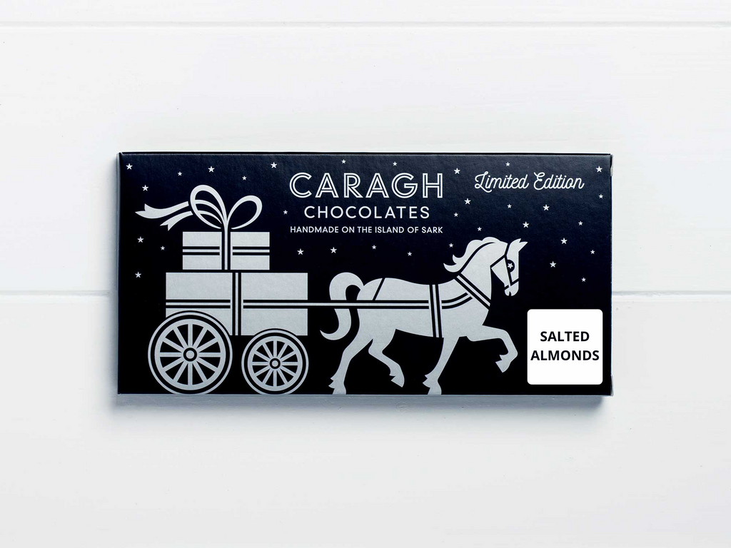 Limited Edition Salted Almonds Dark Chocolate Bar